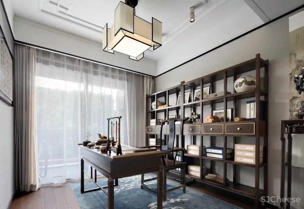 两套很赞的新中式样板间设计丨探索中国文化的源头