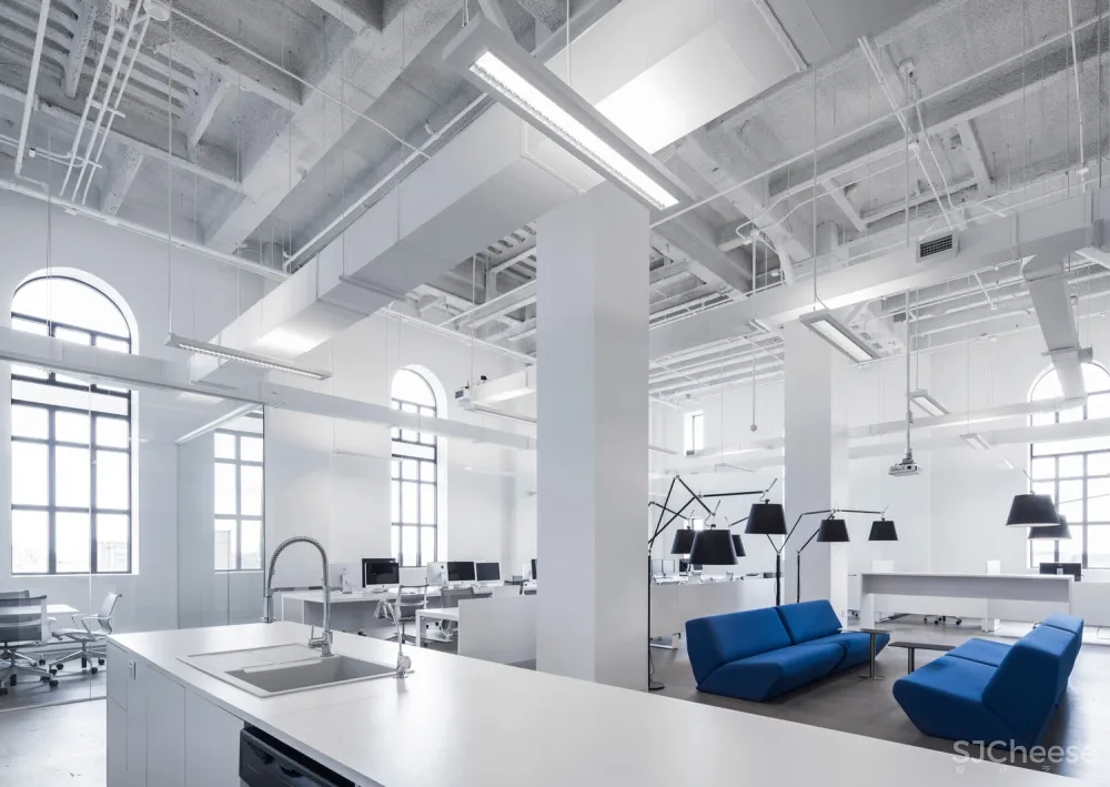 255㎡蒙特利尔蓝色通讯办公室 Anne Sophie Goneau