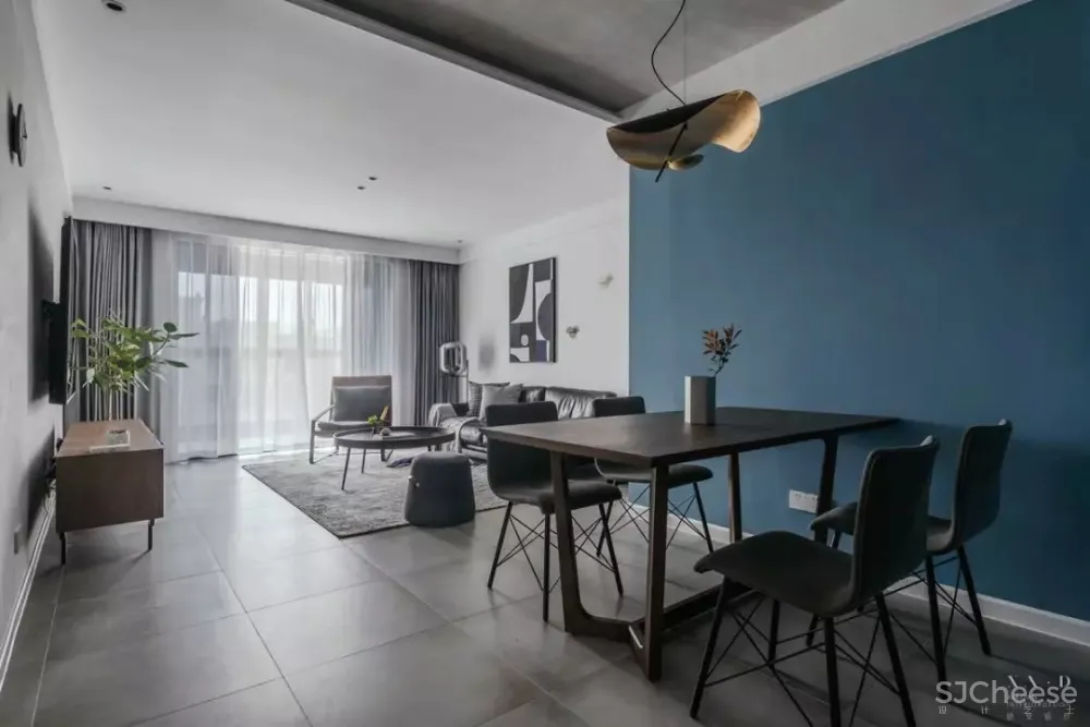 《蓝染》145㎡弥漫浪漫气息的家 晓安设计