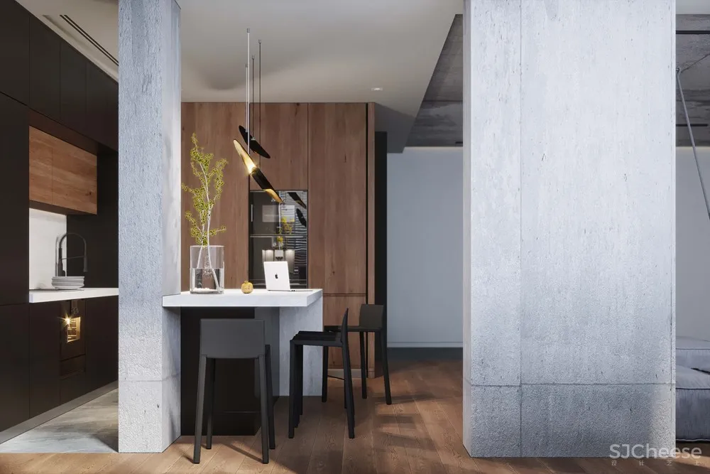 莫斯科117m²年轻女孩的现代风公寓 Geometrium