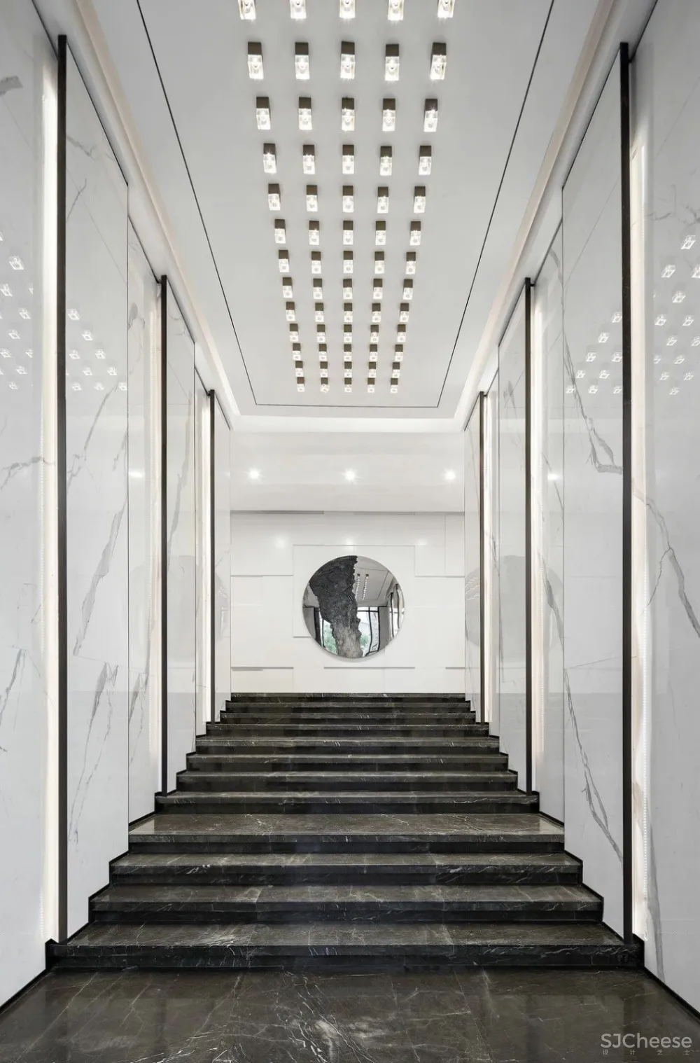 最美高级灰售楼处设计丨别具一格的水墨禅境