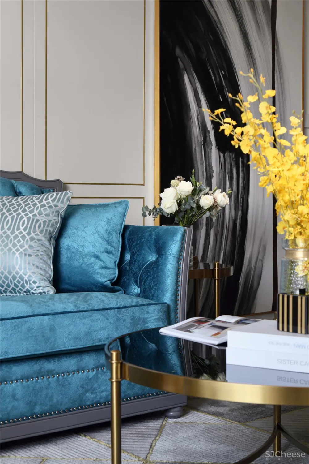 善水湾轻奢风实景 南舍空间设计