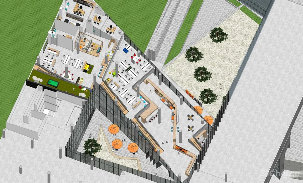 实力文化数码庄园办公楼，北京 / 艾迪尔