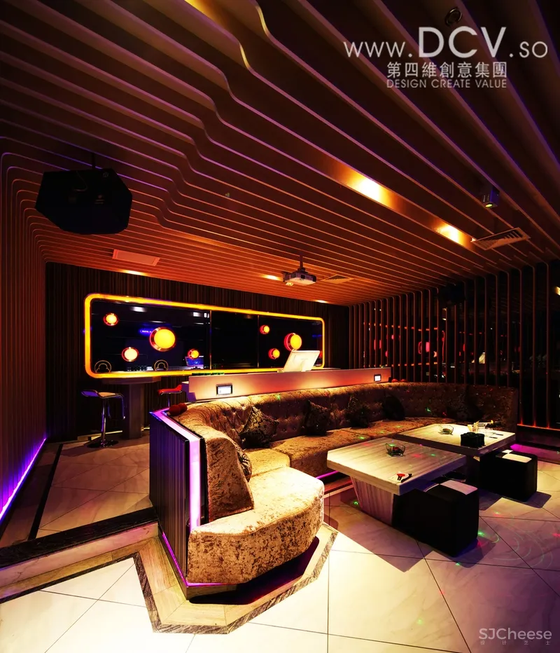 西安 高品质娱乐方糖量贩经典主题情景KTV高端设计