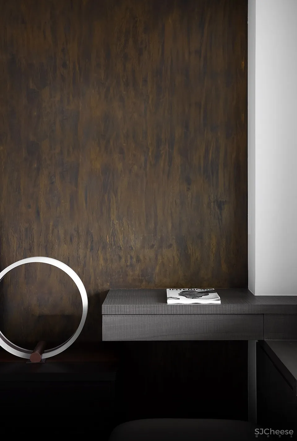 弧线与直线的交织,汕头俏皮艺术公寓 艾克建筑设计