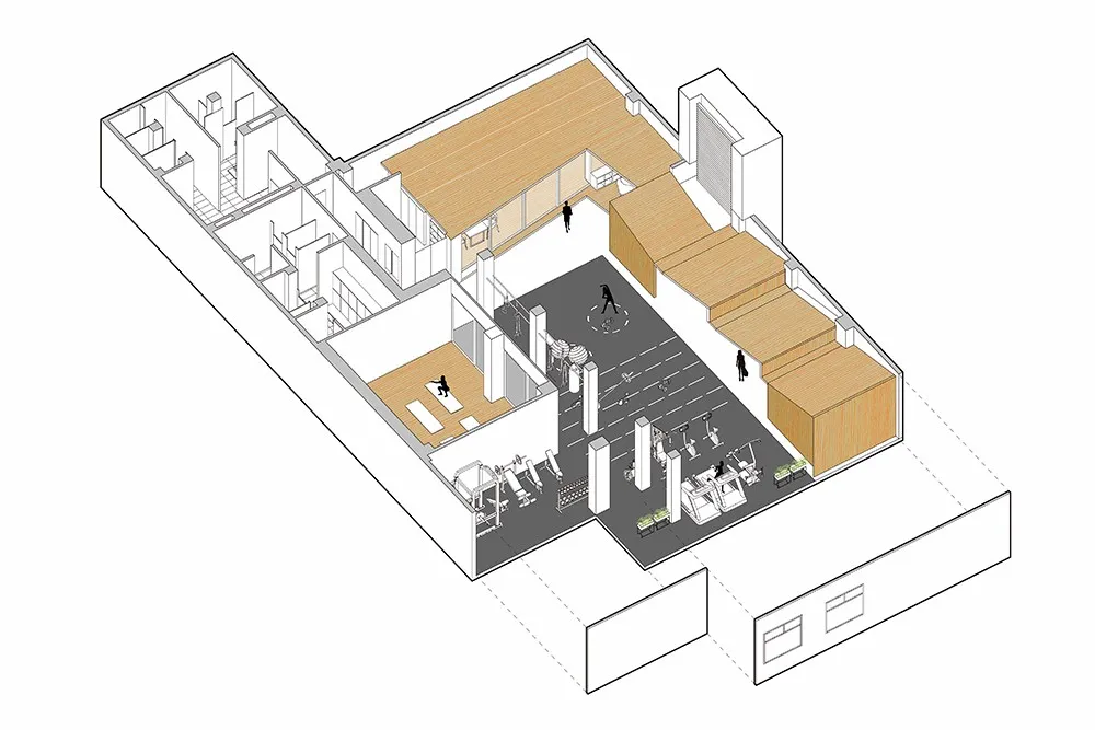 Powerfit Studio 跑瓦健身 墨照建筑设计事务所