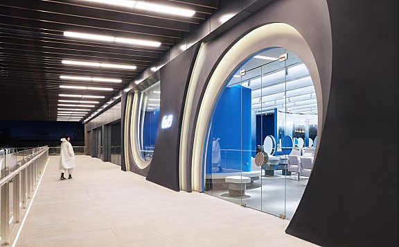 最新 | 123 architects:北京 蓝色迷雾美发沙龙