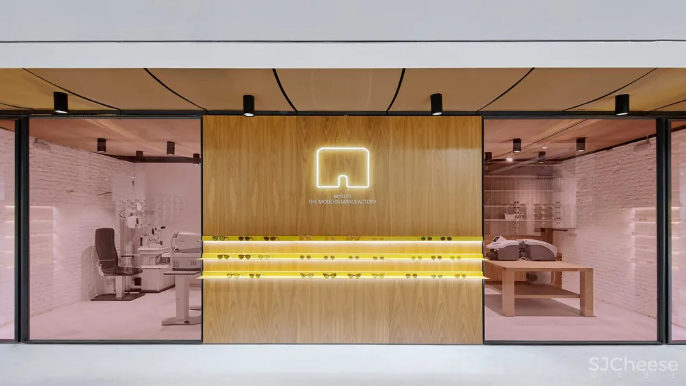 地方特色和品牌美学的结合，巴塞罗那MYKITA眼镜店