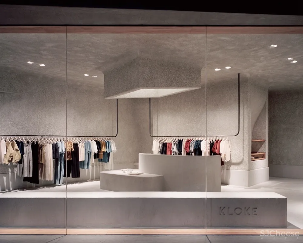 不走寻常路！这家服装店用粗糙混凝土打造高级文艺范 Studio Goss