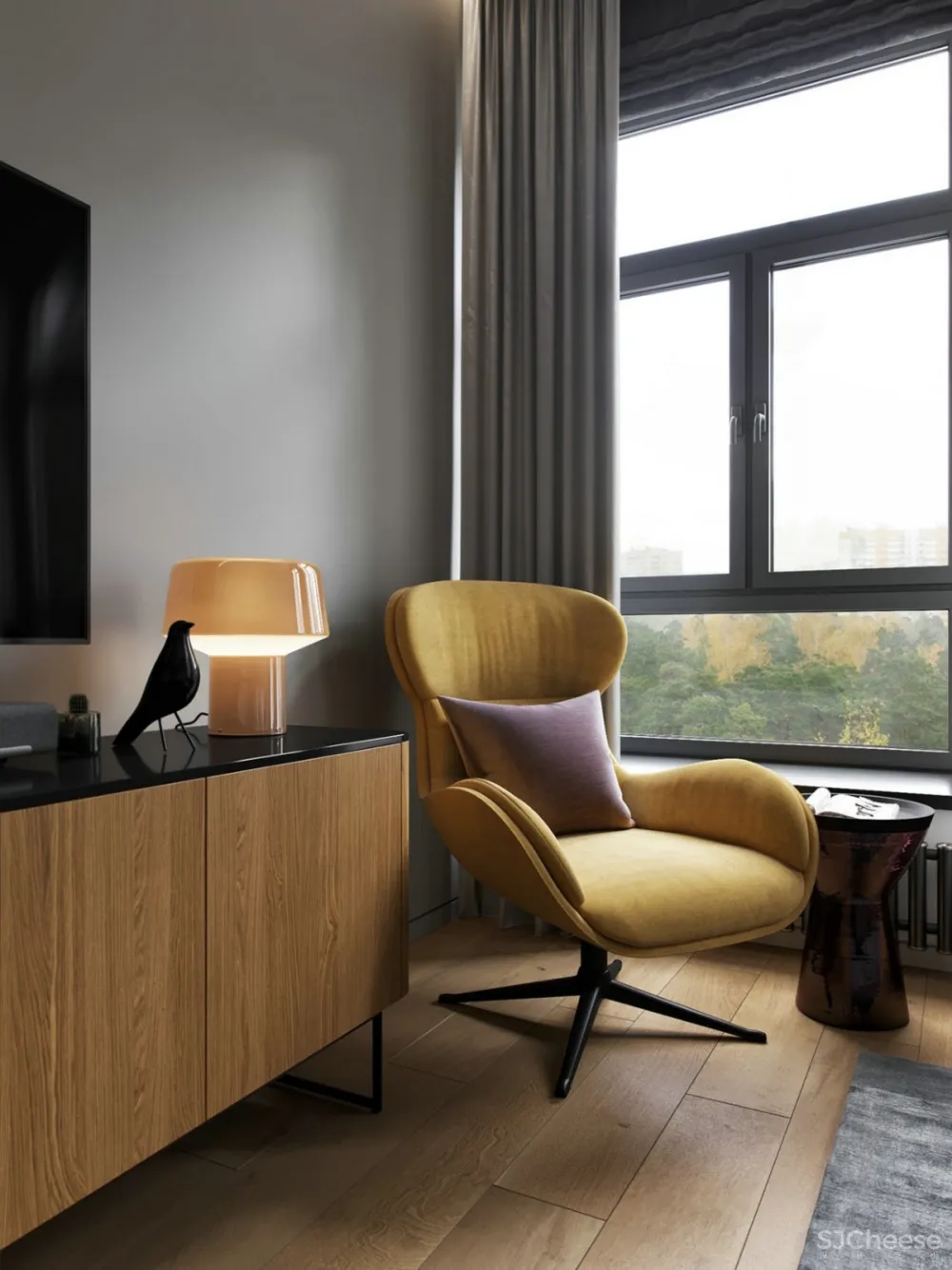 高级灰+木质丨舒适自然,真心喜欢