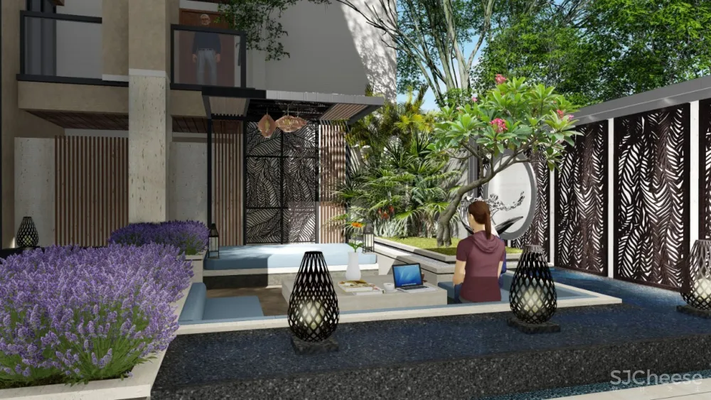 海边的诗意人生|一庭一风景,一院一世界