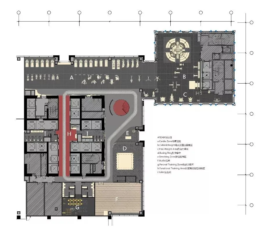 连自成年度力作!复星集团·BFC外滩金融中心空中健身会所
