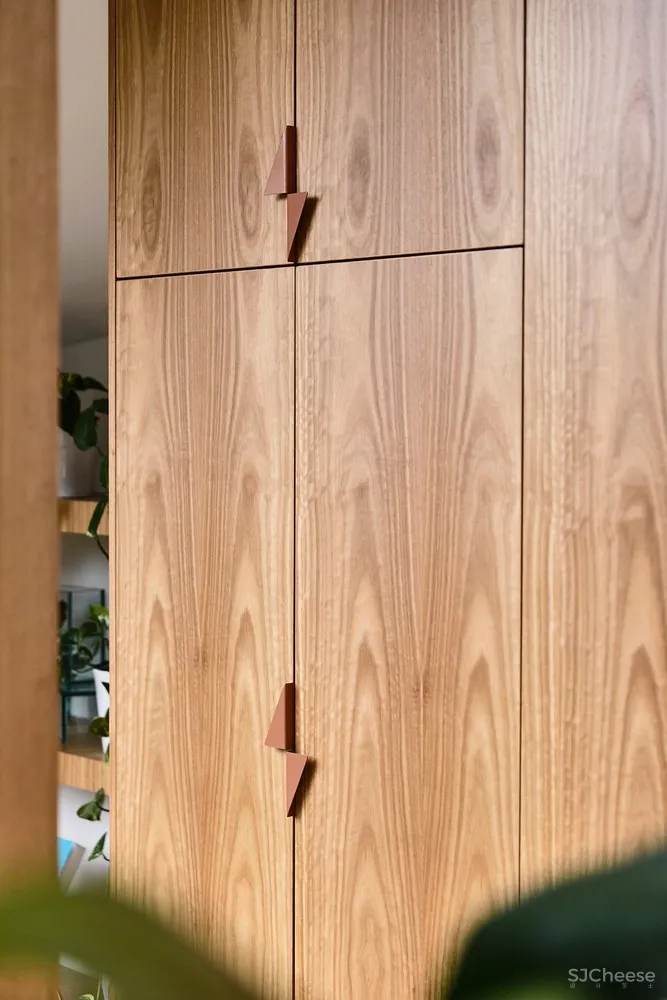 原木+几何元素丨让家更有设计感