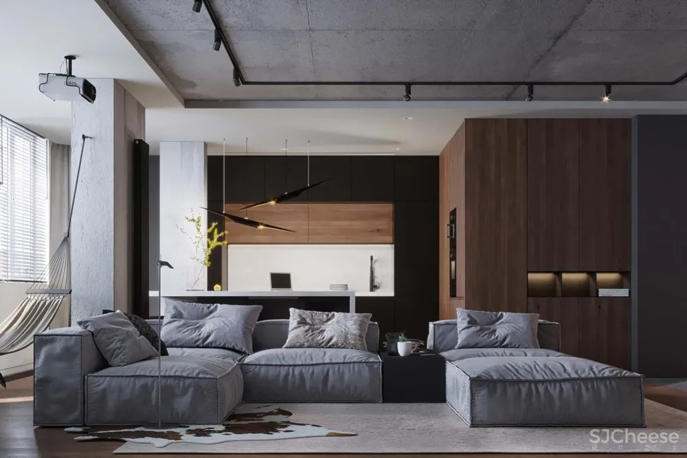 莫斯科117m²年轻女孩的现代风公寓 Geometrium