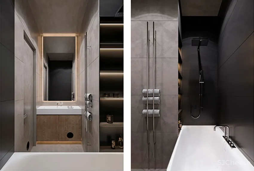 木质编织天花板！乌克兰76㎡灰泥红砖公寓 Sergey Makhno