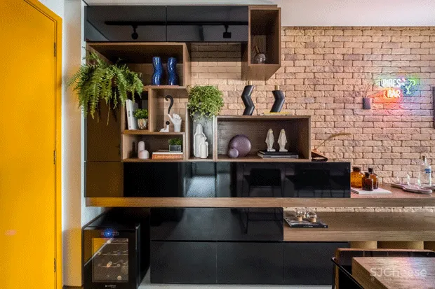 圣保罗一位年轻单身汉的49㎡现代风小公寓 Rafael Zalc