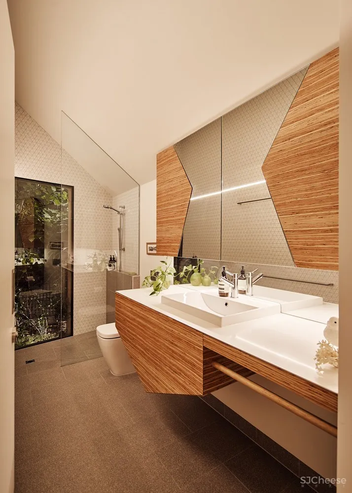 原木+几何元素丨让家更有设计感