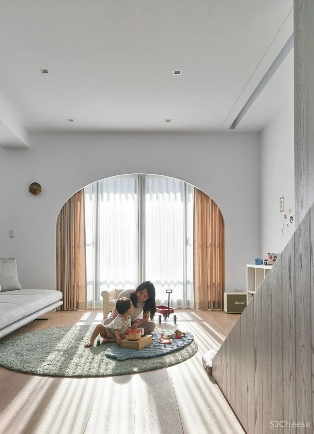 三口之家 | 亲子宅设计,亮点吸引眼球