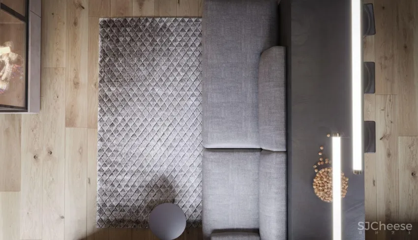 木质编织天花板！乌克兰76㎡灰泥红砖公寓 Sergey Makhno