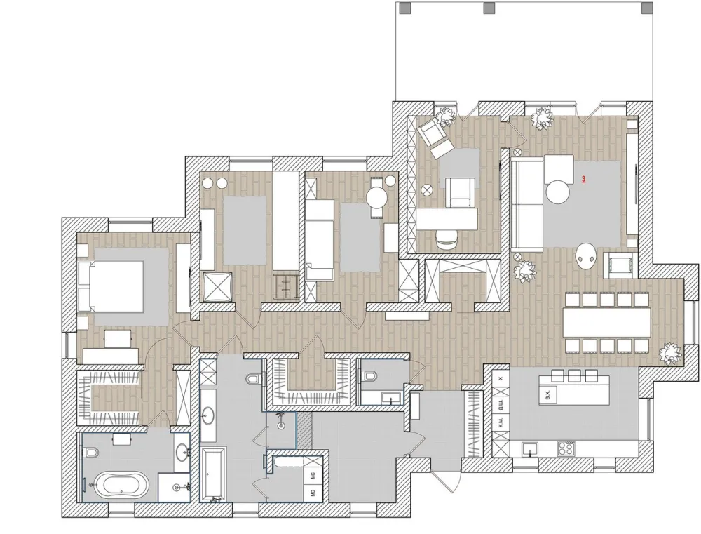 这才是大平层该有的设计格调！ SVOYA studio