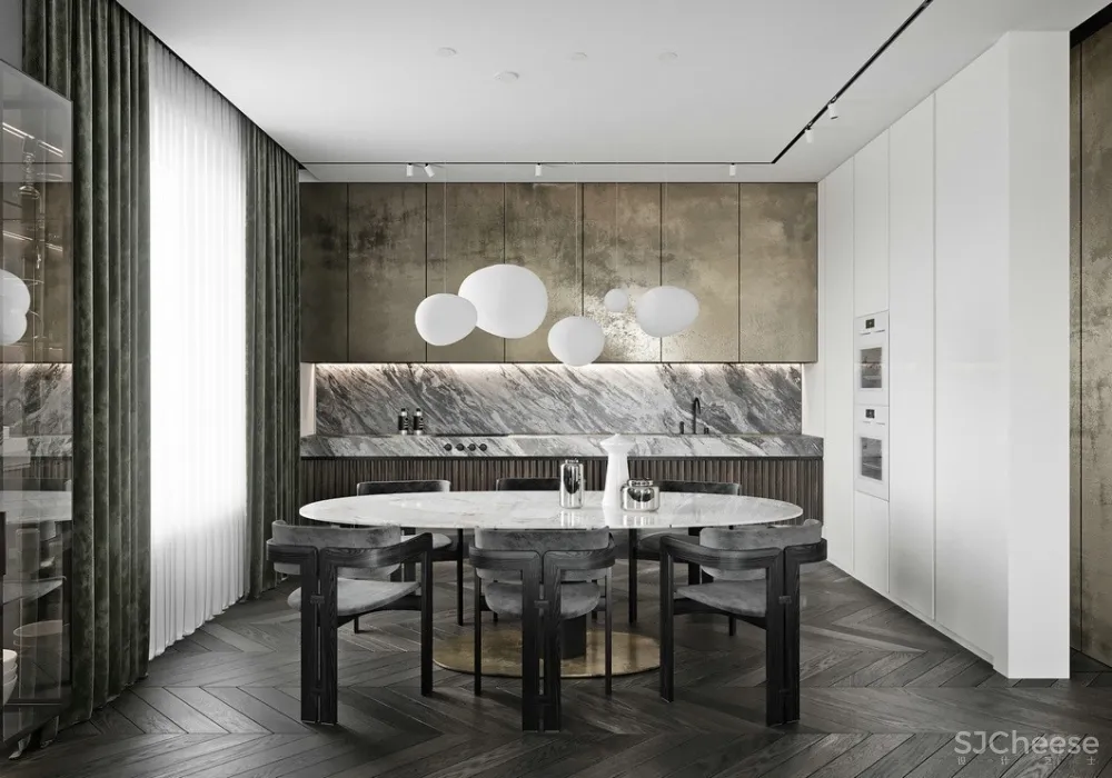 TOL'KO interiors 新作 | 高级灰+大理石