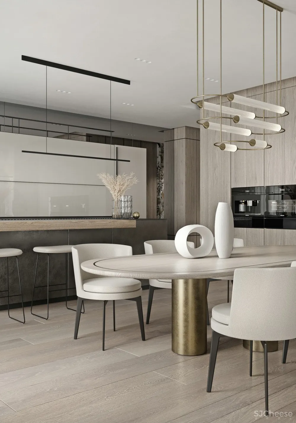 TOL'KO interiors 新作 | 高级灰+大理石