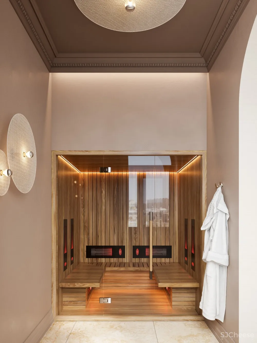 华丽优雅！被金色包裹的spa养生馆 Alena Bulataya