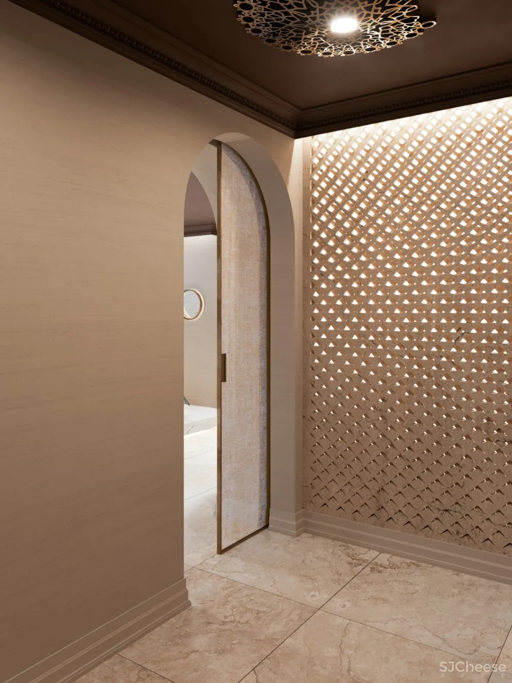 华丽优雅！被金色包裹的spa养生馆 Alena Bulataya