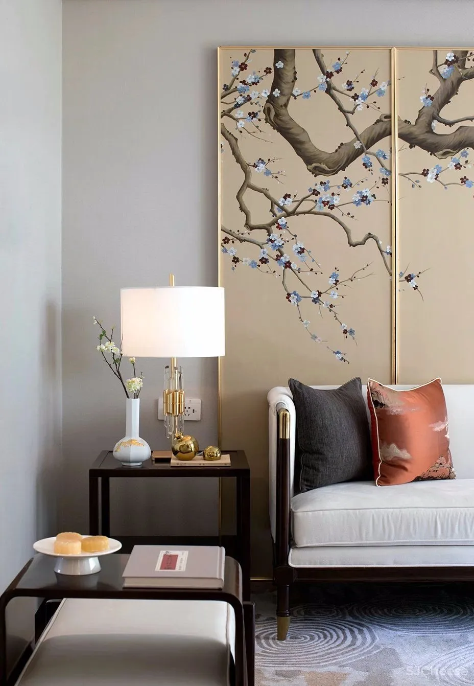 两套很赞的新中式样板间设计丨探索中国文化的源头