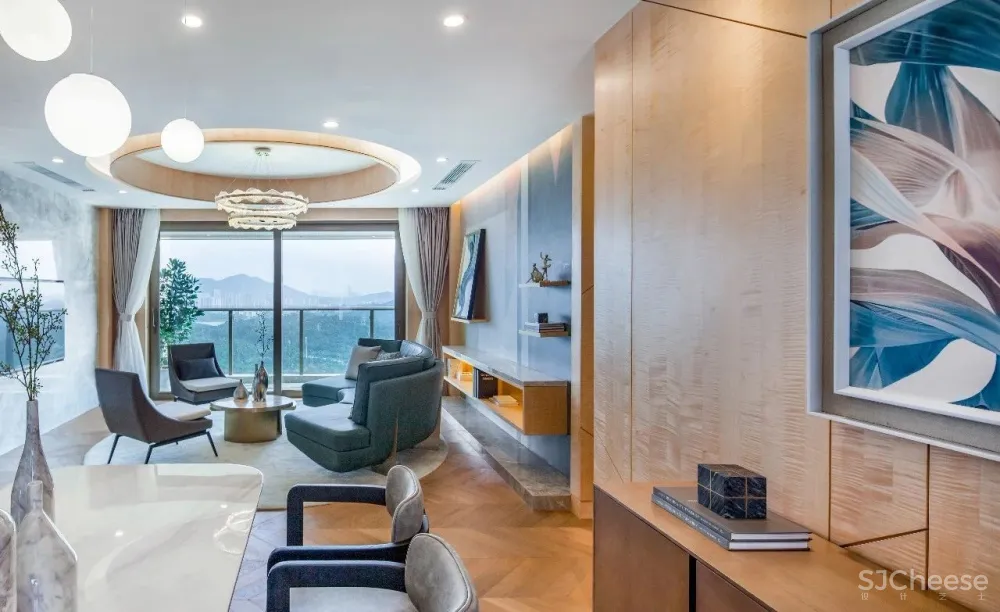 【石头兄弟新作】185㎡城市新标样板间,用自然生态造情趣生活