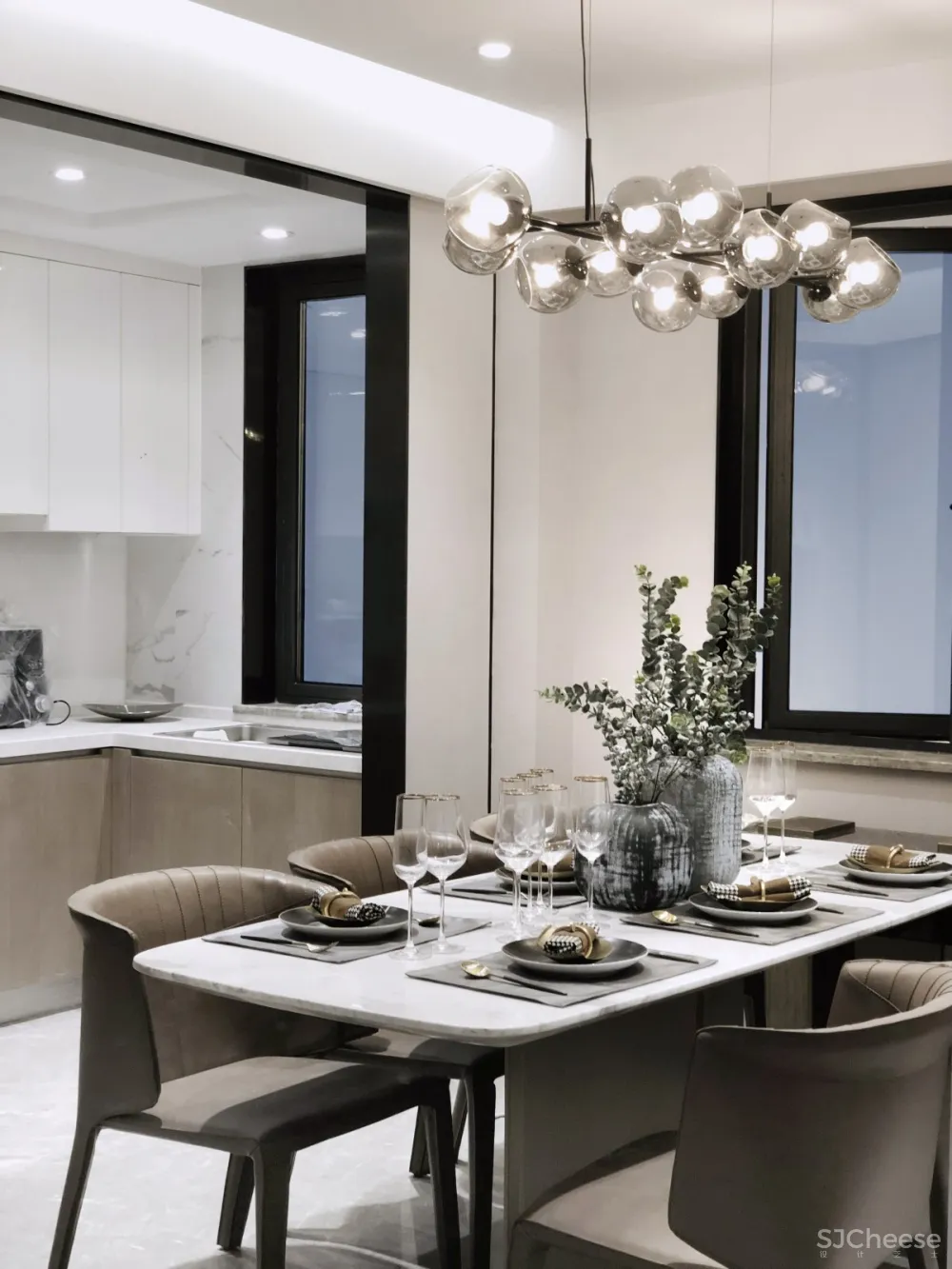 将轻奢与现代融为一体，中海望京府140样板间 SDD上达设计