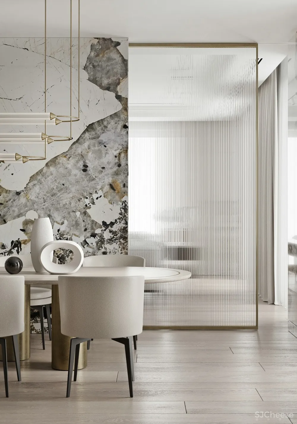 TOL'KO interiors 新作 | 高级灰+大理石