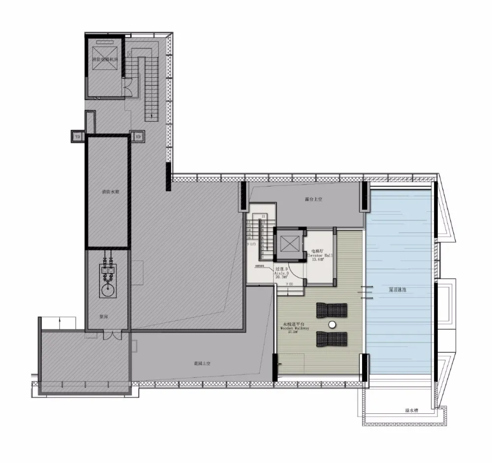 新作 | 775m² 深圳半岛城邦 270° 云海天幕超级顶复,无敌空中泳池