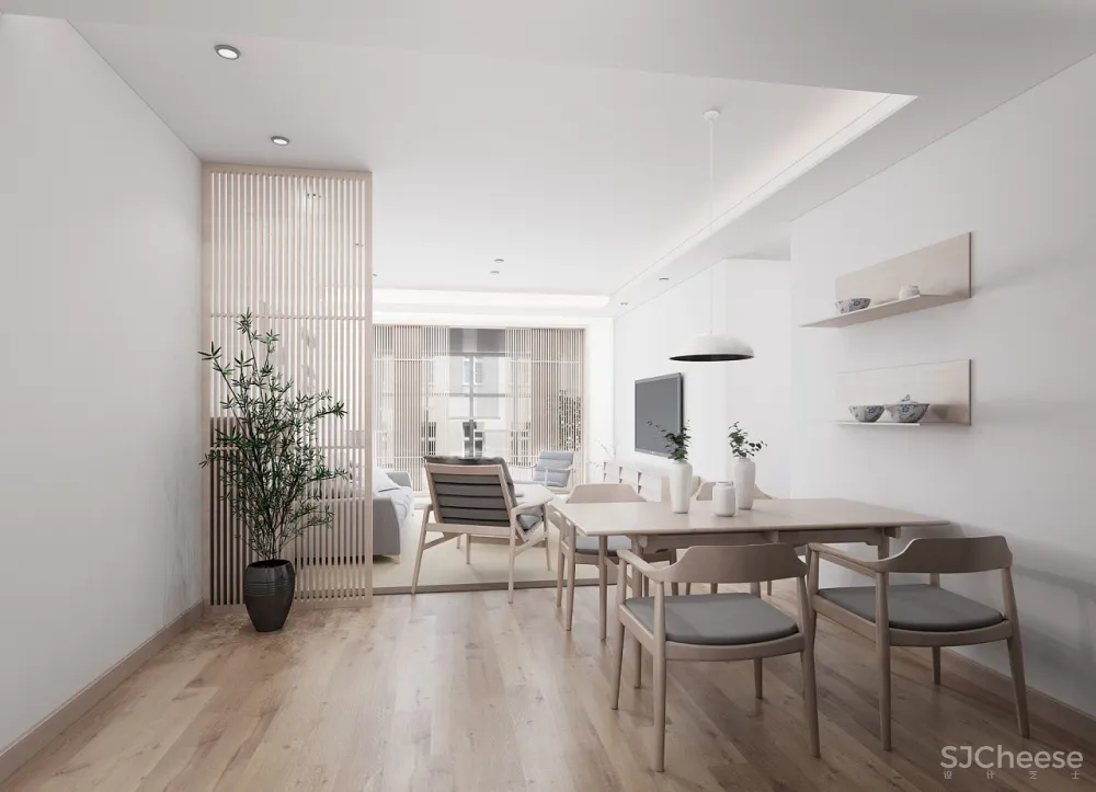 《念家》122㎡原木日式风 季意空间设计