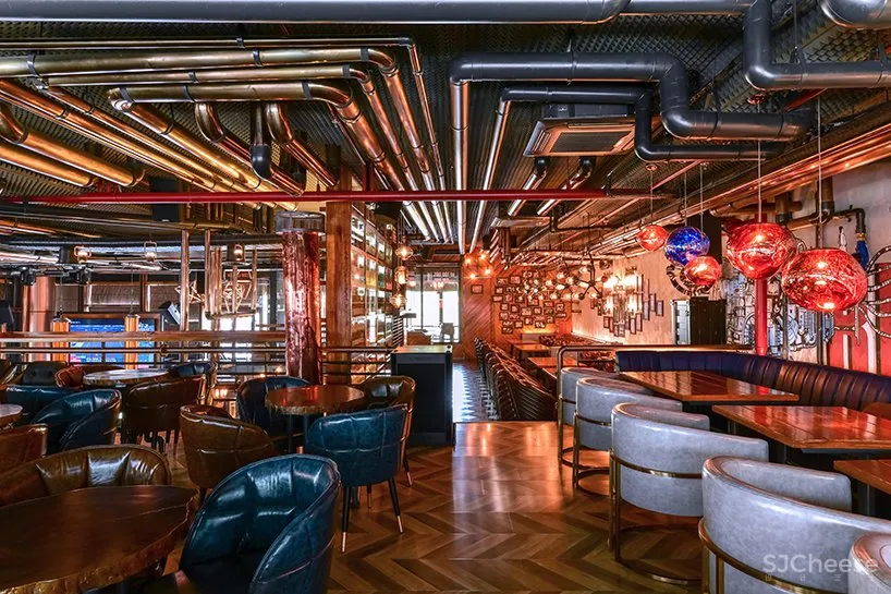 灵感来自炼油厂，refinery 091音乐酒吧 Nexus Design