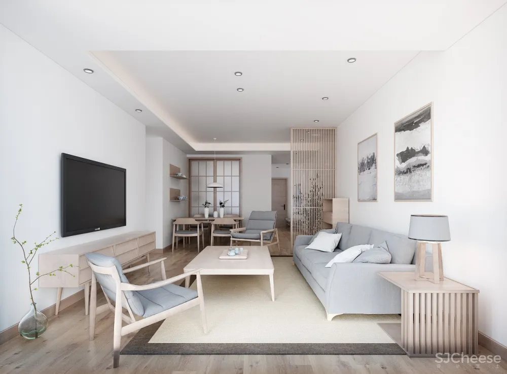 《念家》122㎡原木日式风 季意空间设计