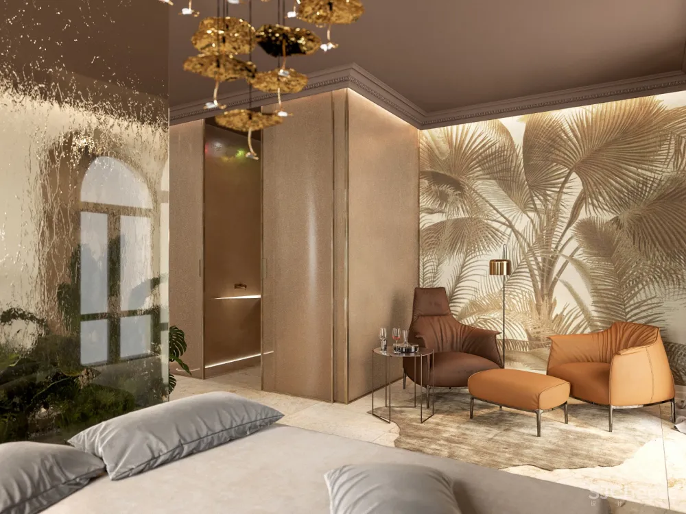 华丽优雅！被金色包裹的spa养生馆 Alena Bulataya