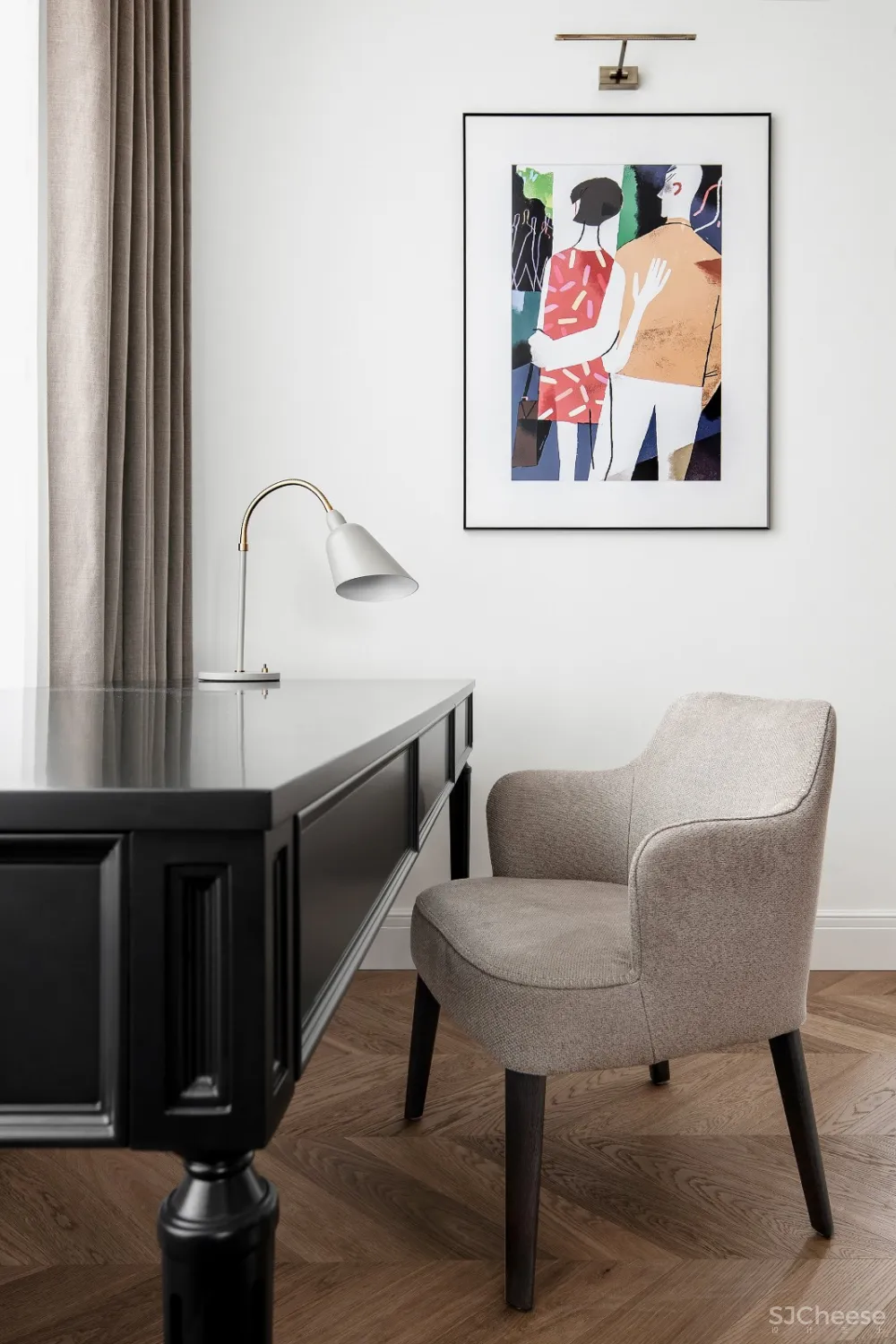 舒适主义，150m²年轻女士公寓 Balbek Bureau