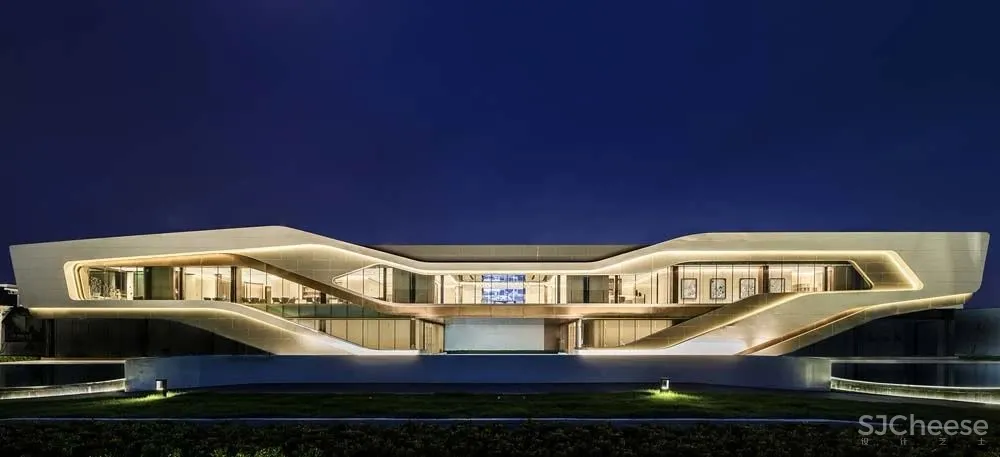 【新作】从建筑、景观、室内、软装四位一体的整体化全方位售楼中心设计