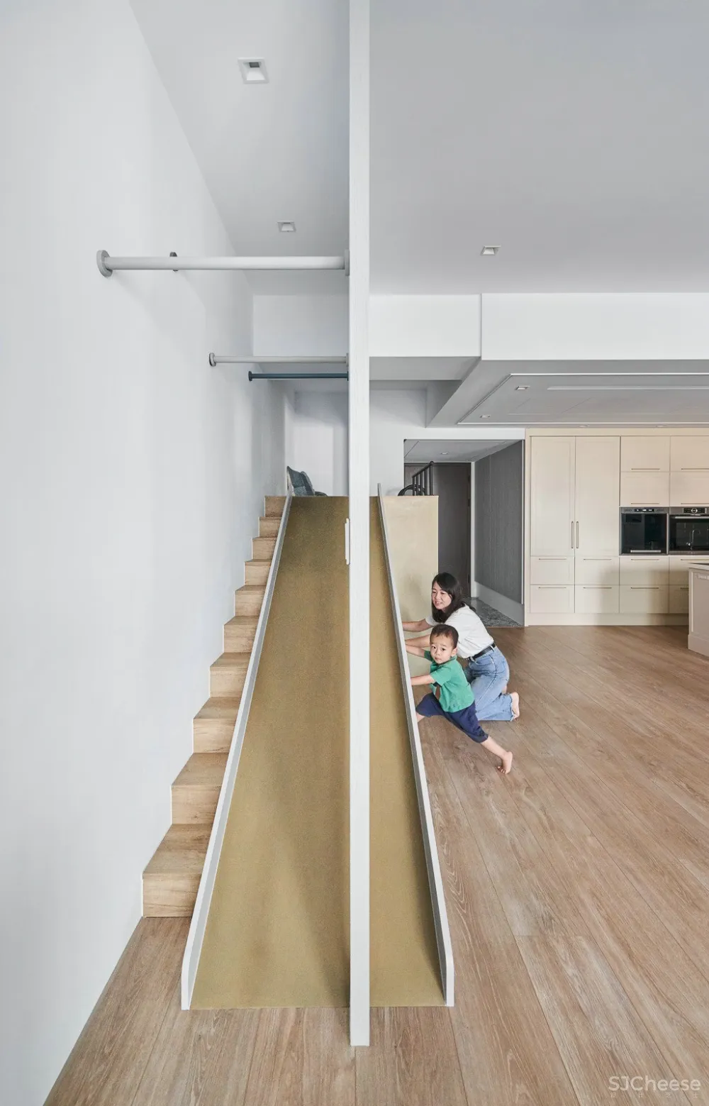 三口之家 | 亲子宅设计,亮点吸引眼球