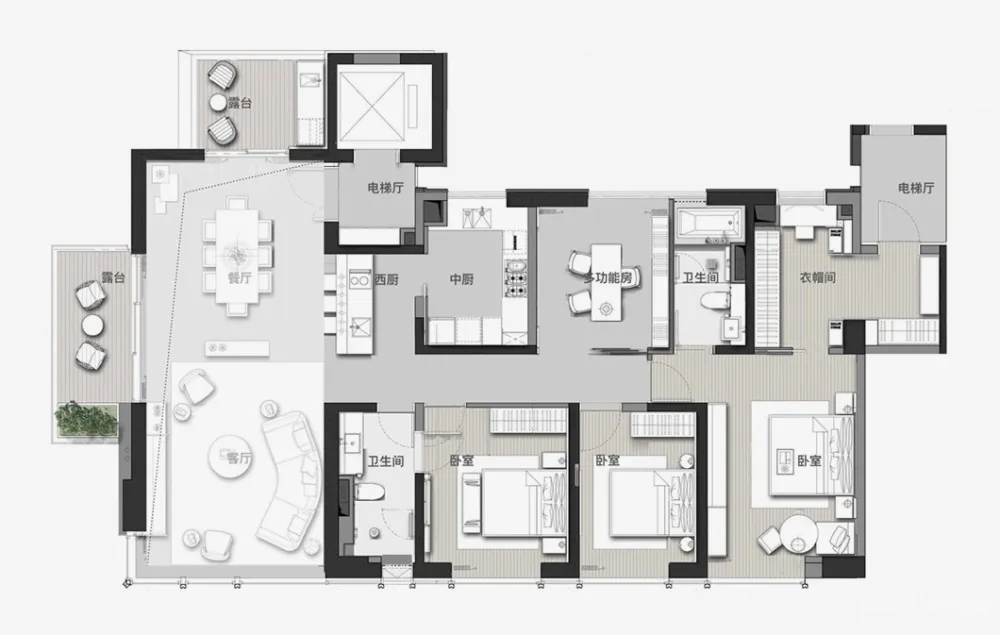 这才是真正的顶级豪宅丨纯粹至简,气质卓越