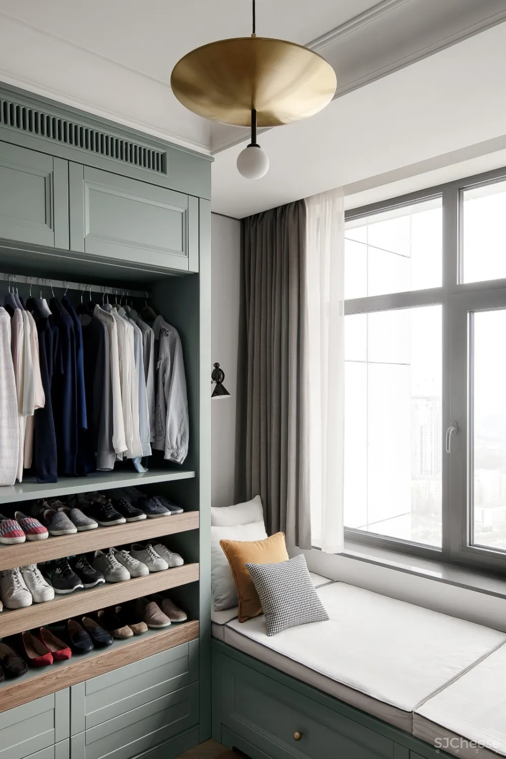 舒适主义，150m²年轻女士公寓 Balbek Bureau