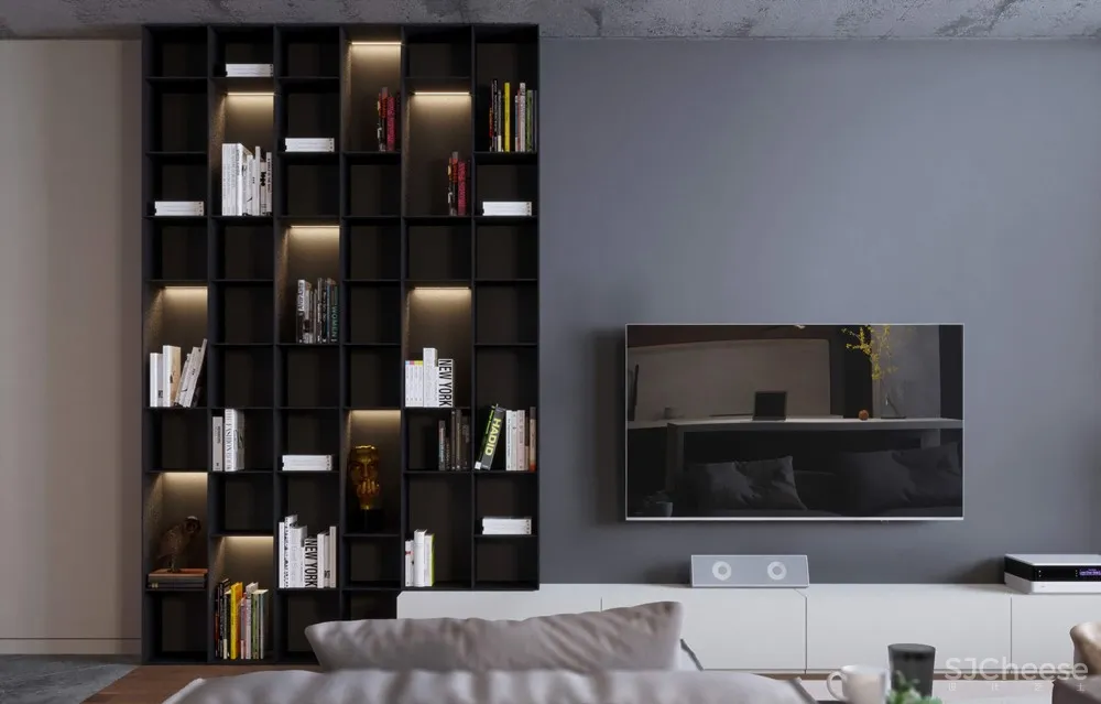 莫斯科117m²年轻女孩的现代风公寓 Geometrium