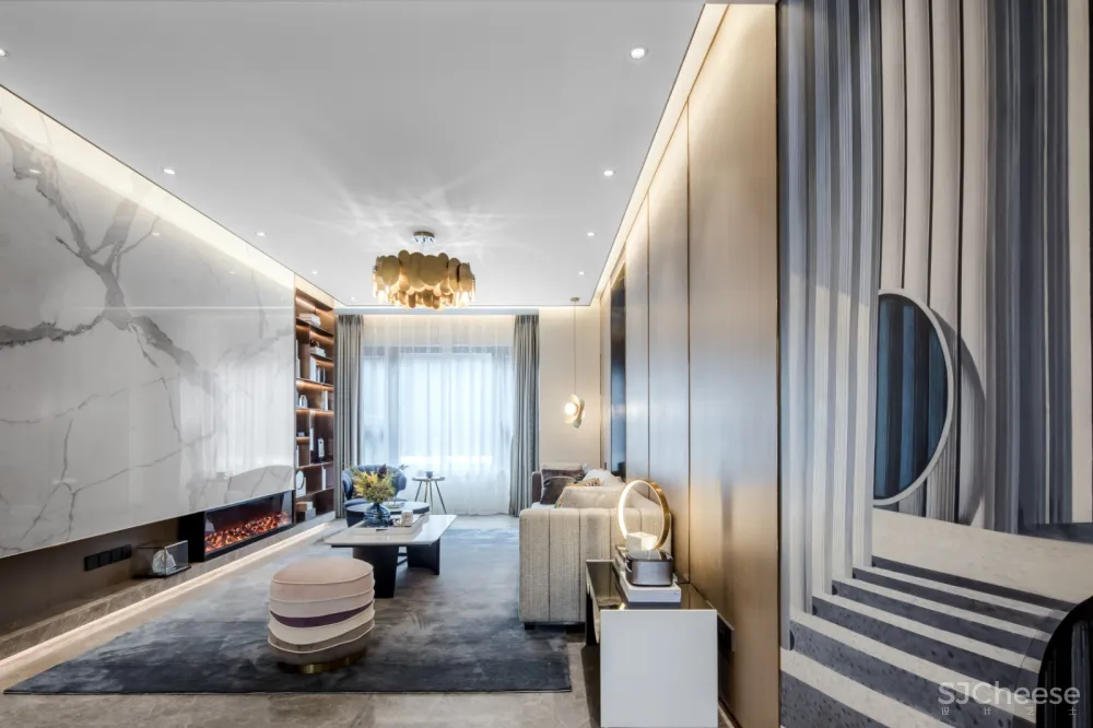 恰到好处的温柔轻奢,三户型品质美学家 SEPD圣易文设计