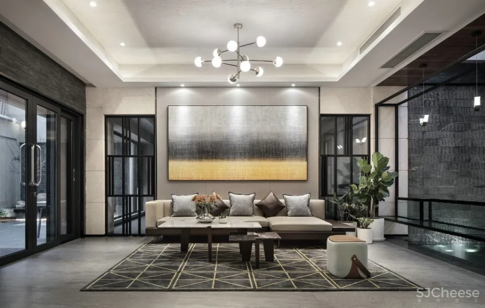 1380㎡ 魅力大宅,这才是都市新贵范! 梓晴空间设计