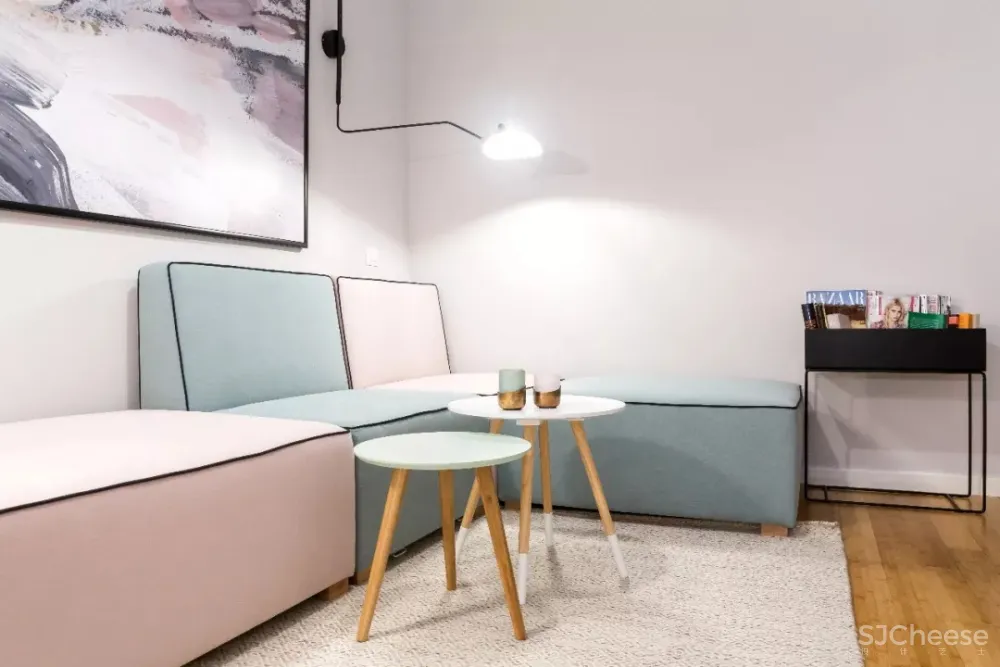 Jooca | 罗马尼亚一间70㎡粉色时尚loft公寓