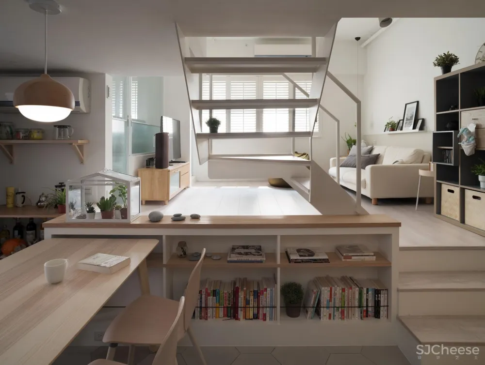 《The Loft》纯净北欧风 十一日晴空间设计