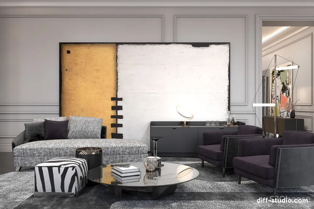巴黎高级灰质感私宅 Diff.Studio