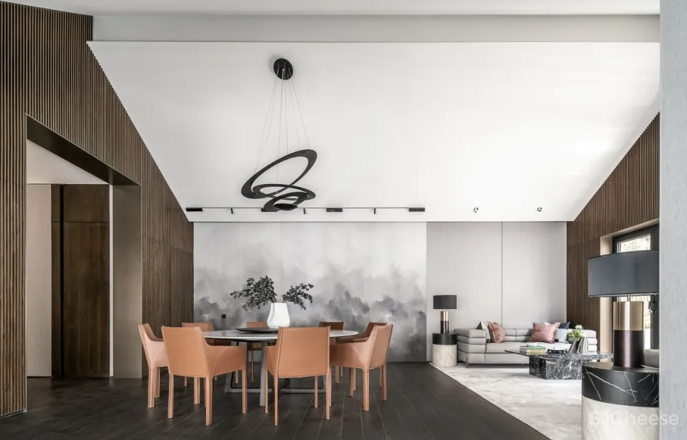 集艾设计 LSD联袂新作 1000㎡ 纯粹主义 顶级豪宅设计落地方案