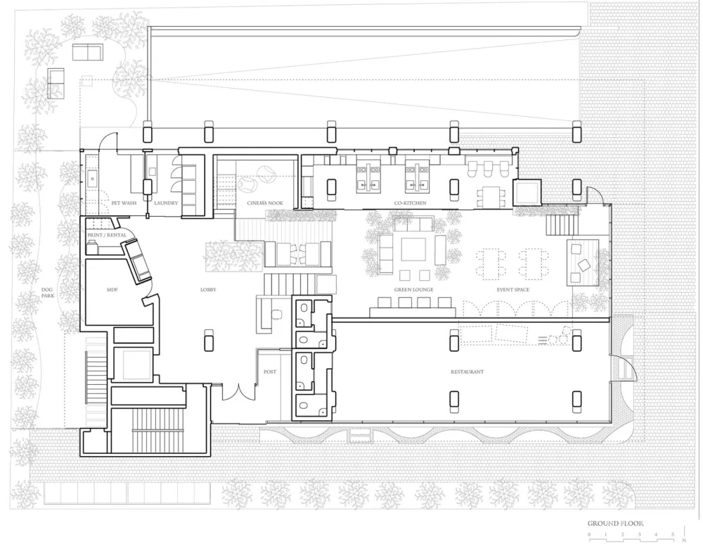Treehouse青年共享公寓，首尔 / Bo-da Architecture